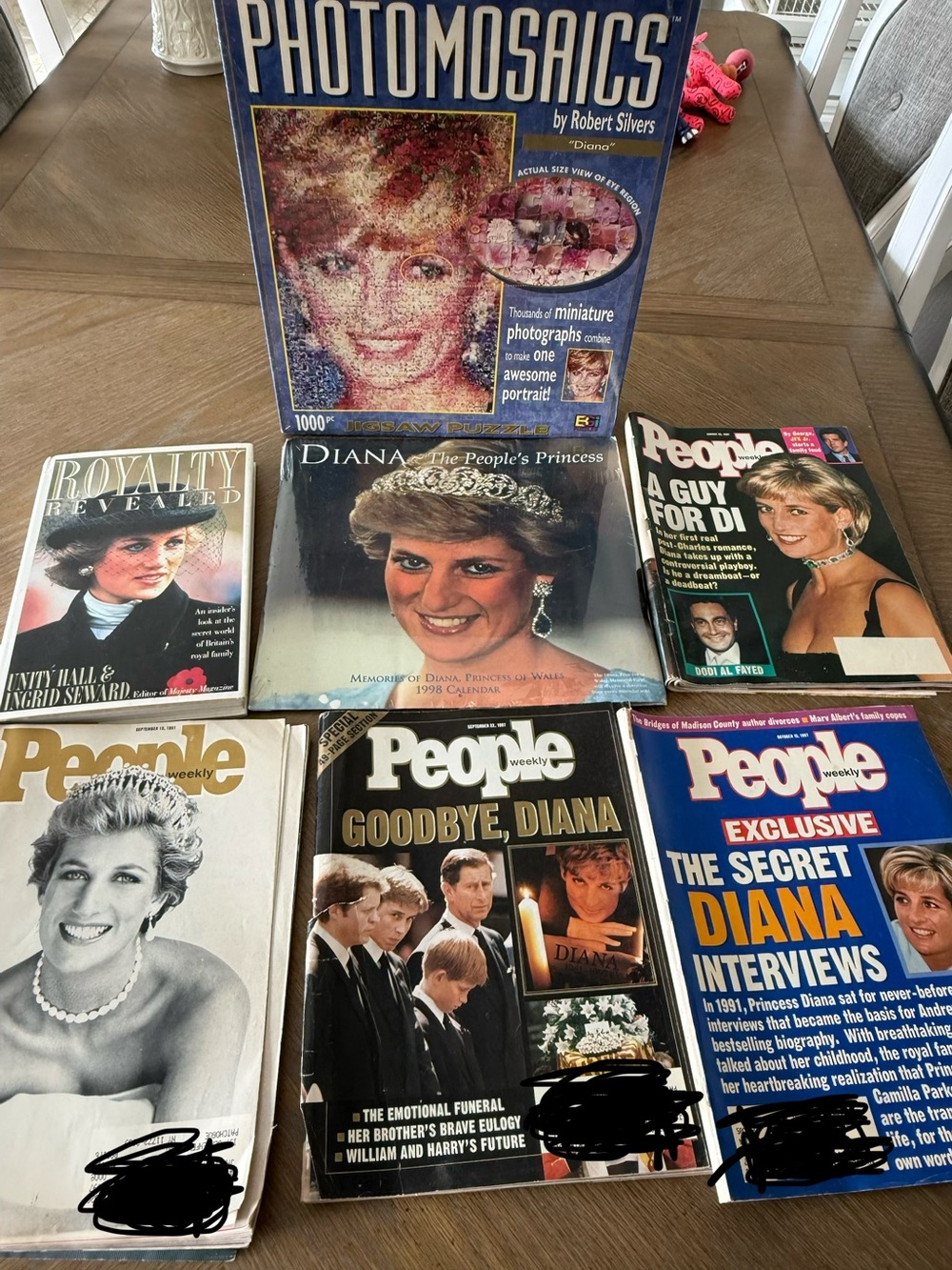 Photomosaics Princess Diana Puzzle! Collection of Diana collectibles